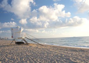 Pompano Beach on the Atlantic Ocean